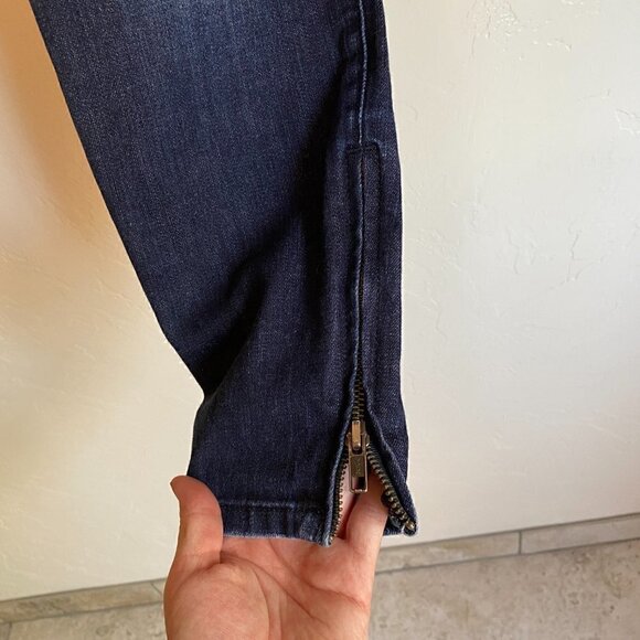 Current Elliott Silverlake Zip Skinny Jeans in Sargent Destroy - Picture 4 of 11